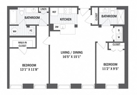 B Floor Plan at Windsor Radio Factory, Massachusetts
